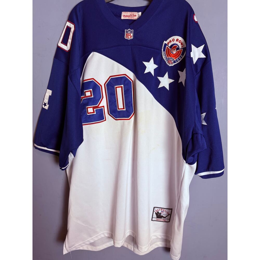 Mitchell & Ness Barry Sanders #20 Detroit Lions Throwback Jersey Men’s Size 58